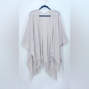 (#159)DYNAMITE Open Knit Cape